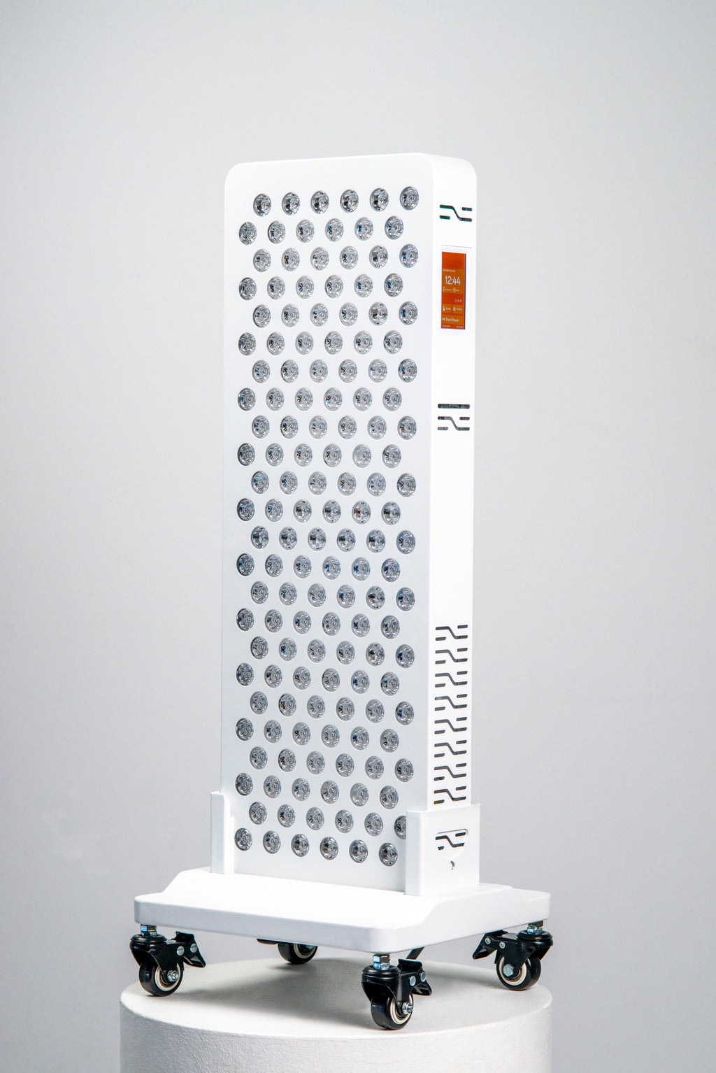 Ultra Pro 200 red light panel, shown with the optional wheeled floor stand