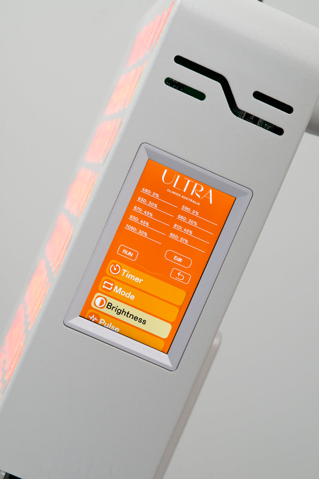 Ultra Pro 200 touchscreen session options