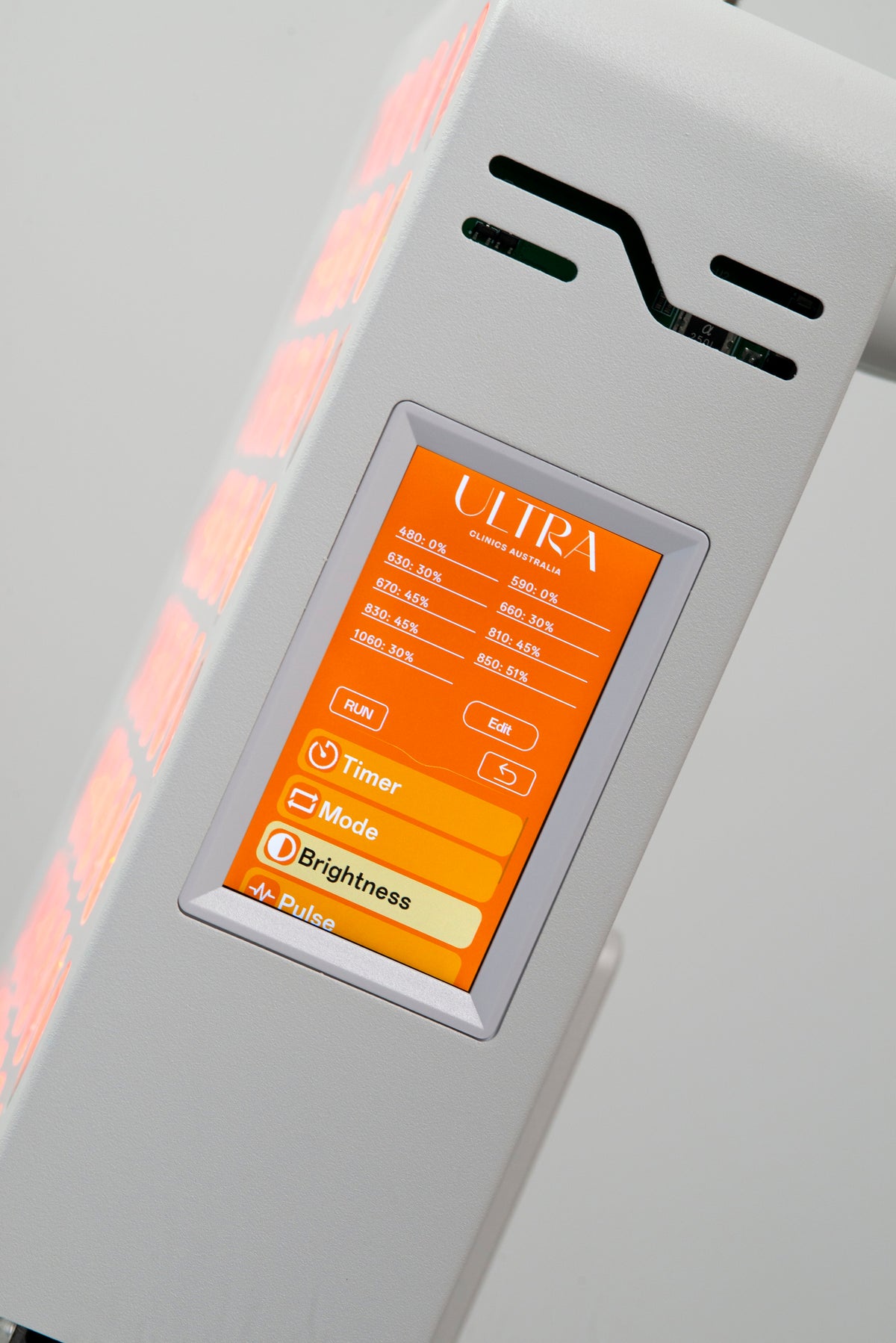 Ultra Pro 200 touchscreen session options