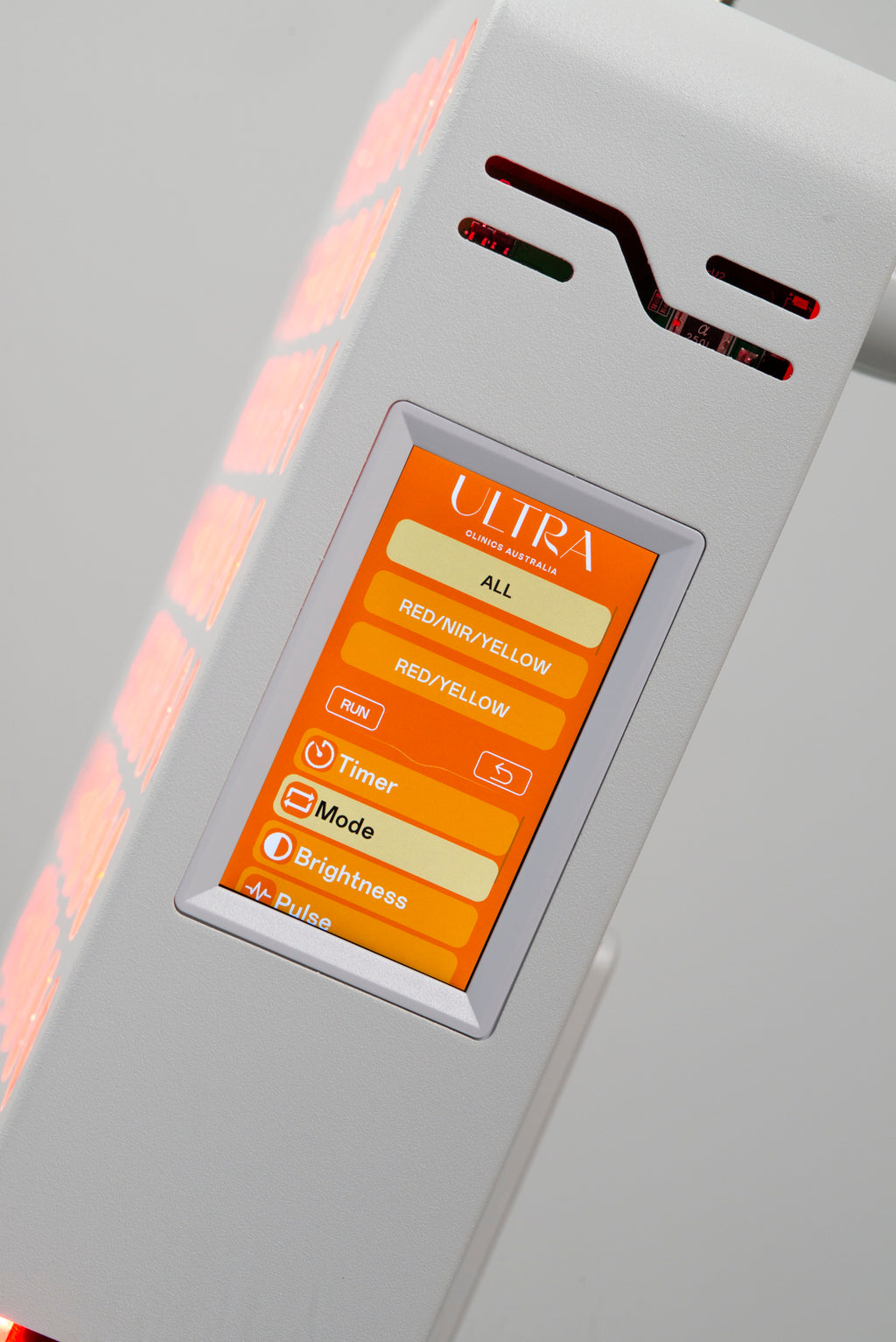 Ultra Mini 100 touchscreen built-in program list