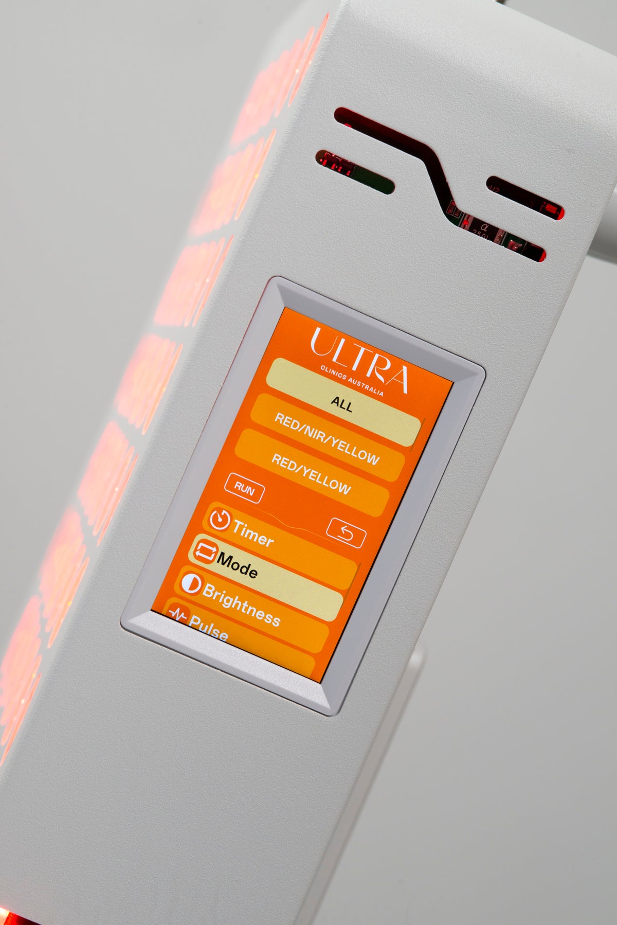 Ultra Mini 100 touchscreen built-in program list